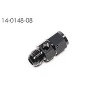 Radium 8AN Male to Female Fitting w/Inline 1/8" NPT Female Port
