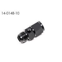 Radium 10AN Male to Female Fitting w/Inline 1/8" NPT Female Port