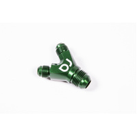 Radium 8AN to 2 x 6AN Y Adaptor Block Fitting