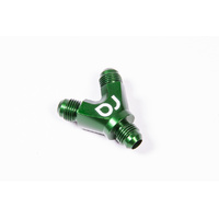 Radium 6AN to 2 x 6AN Y Adaptor Block Fitting