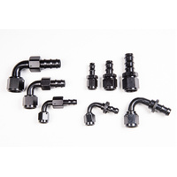 Radium PushLok Hose End 6AN Straight