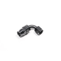 Radium 8AN PTFE Hose End Black 90 Degree