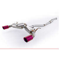 LAPTORR Exhaust System F304tb for BMW F30/32/36-320i/420i Titanium Purple Tips