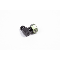 Radium 3/8" SAE Female EFI Quick Connect to 6AN Male 90 Degree Low Profile Fitting