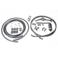 Radium Fuel Rail Plumbing Kit w/Stainless 10 Micron Filter - Subaru WRX 08-14/STI 08-21/FXT 08-13/LGT 04-09