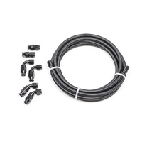 Radium 6AN Universal DIY PTFE Hose Kit Black