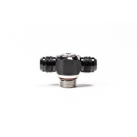 Radium V2 10AN ORB to Dual 10AN Male Flare Low Profile Swivel Banjo Fitting