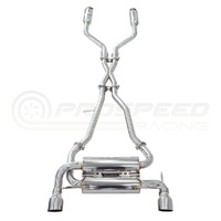 Invidia Gemini Cat Back Exhaust w/SS Rolled Tips - Nissan 350Z Z33 02-09