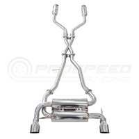 Invidia Gemini Cat Back Exhaust w/SS Straight Cut Tips - Nissan 350Z Z33 02-09