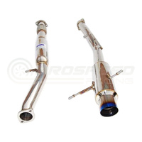 Invidia N1 Cat Back Exhaust Resonated w/Ti Tip - Subaru WRX/STI GD 01-07