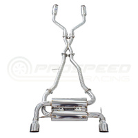 Invidia Gemini Cat Back Exhaust w/SS Straight Cut Tips - Nissan Skyline V35/Infiniti G35 V35 (Coupe)