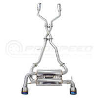 Invidia Gemini Cat Back Exhaust w/Ti Rolled Tips - Nissan Skyline V36/Infiniti G37 V36 (Coupe)