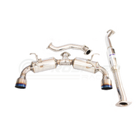 Invidia N2 70mm Cat Back Exhaust w/Ti Tips - Subaru BRZ & Toyota 86 12-21, 22+