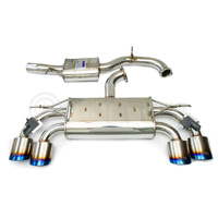 Invidia Q300 Valved Catback Exhaust w/Oval Ti Rolled Tips - VW Golf R Mk7