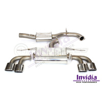 Invidia Q300 Non-Valved Catback Exhaust w/Oval SS Rolled Tips - VW Golf R Mk7