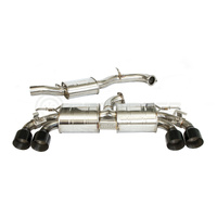 Invidia R400 "Signature Edition" Valved Cat Back Exhaust w/Round Black Tips - VW Golf R Mk7.5