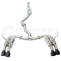 Invidia R400 "Signature Edition" Cat Back Exhaust w/Black Tips - Subaru WRX VB 22+