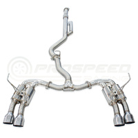 Invidia R400 Cat Back Exhaust w/SS Straight Cut Tips - Subaru WRX VB 22+
