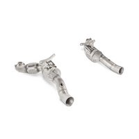 Akrapovic Link Pipe Set w Cat (SS) - Ferrari 488 GTB