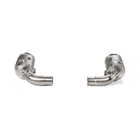 Akrapovic Link Pipe Set w Cat (SS) - Porsche 911 (992) Carrera