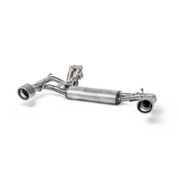 Akrapovic Slip-On Line (SS) for Abarth 595 Comp without Tailpipes