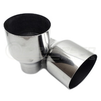 Invidia Q300 O2 Back Exhaust w/Polshed Straight Cut Tips - Mitsubishi Evo X CZ4A