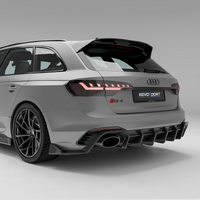 Revozport Audi RS4 B9.5 Facelift Carbon Fiber Rear Diffuser