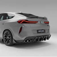 Revozport BMW X6M F96 LCI Carbon Fiber Rear Diffuser