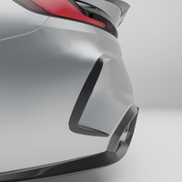 Revozport BMW M8 F91 F92 Carbon Fiber Rear Bumper Canards