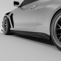 Revozport BMW M4 G82 Carbon Fiber Race Side Skirts