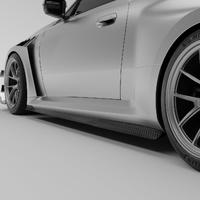 Revozport BMW M2 G87 Carbon Fiber Aero Side Skirts