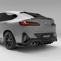 Revozport BMW X4M F98 LCI Carbon Fiber Rear Diffuser