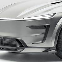 Revozport Tesla Model Y Premium (Juniper) Carbon Fiber Front Bumper Canards