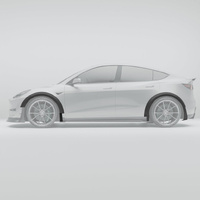 Revozport Tesla Model Y 2020-2024 Carbon Fiber Wheel Arch Cover Trims