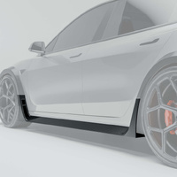 Revozport Tesla Model 3 Carbon Fiber Side Skirts