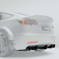 Revozport Tesla Model 3 Carbon Fiber Rear Diffsuer