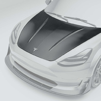 Revozport Tesla Model 3 Carbon Fiber Hood