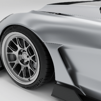 Revozport Corvette C6 Carbon Fiber Side Fenders