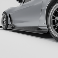 Revozport Corvette C6 Carbon Fiber Side Skirts