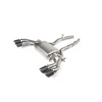 Akrapovic Slip On Line (Titanium) - BMW X3M F97 with Carbon Tail Pipes