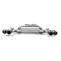 Akrapovic Evolution Line (Titanium) - BMW F90 M5 with Red/White Logo