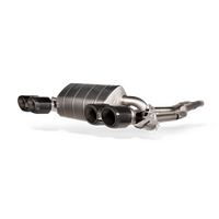 Akrapovic BMW G87 M2 Slip-On Line Exhaust with Octagonal Design Carbon Tailpipes