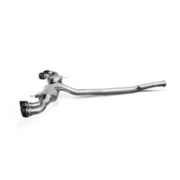 Akrapovic Evolution Race Line (Titanium) - Nissan GTR R35 with Link Pipe for aftermarket turbochargers