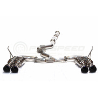 Invidia R400 Turbo Back Exhaust w/Ti Tips - Subaru 11-14 WRX/08-14 STI (Hatch)
