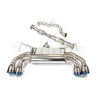 Invidia Q300 Turbo Back Exhaust w/Ti Tips - Subaru 11-14 WRX/08-14 STI (Hatch)