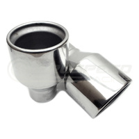 Invidia Q300 Turbo Back Exhaust w/PSR O2 Outlet, Polished Rolled Tips - Mitsubishi Evo X