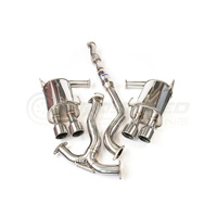 Invidia Q300 Turbo back Exhaust w/SS Rolled Tips - Subaru WRX VA 15-21 (Manual)