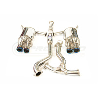 Invidia Q300 Turbo back Exhaust w/Ti Rolled Tips - Subaru WRX VA 15-21 (Auto)