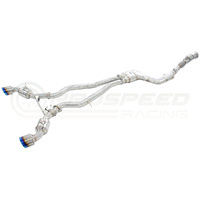 Invidia Dual N1 Turbo Back Exhaust w/Catless Down Pipe, Ti Tips - Toyota Supra A90 19+