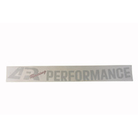 APR Performance Windshield Decal/Silver Curve